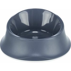 Trixie Plastová miska proti vyhazování potravy, gumový kroužek, 0.35 l/ø 18 cm, modrá