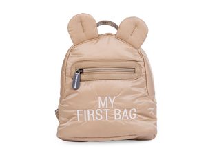 Childhome Dětský batoh My First Bag Puffered Beige