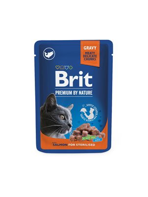 Brit premium cat pouches  for Sterilized 100 g