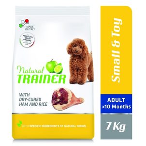 Natural Trainer Small & Toy Adult Prosciutto a rýže 7 kg (EXPIRACE 31.3.2023)