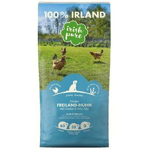 Irish Pure Junior Freiland-Huhn kuře se zeleninou a kelpou 4 kg EXPIRACE 01/24