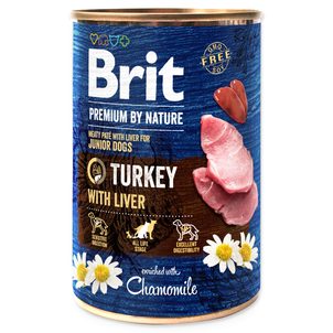 Brit Premium by Nature Krůtí s játry 400 g