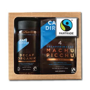 Dárkový balíček BIO instantní káva bez kofeinu a Machu Picchu mletá káva bez kofeinu