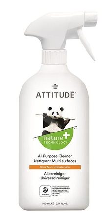 ATTITUDE Univerzální čistič s vůní citronové kůry s rozprašovačem 800 ml