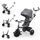 KINDERKRAFT TŘÍKOLKA ASTON 2 PLUS 9M+ - TŘÍKOLKY ŠLAPACÍ - NOŠENÍ & SPORT