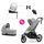 CYBEX SET 6V1 AVI SPIN FOG GREY + COT S + CLOUD G + BASE G + ADAPTÉRY 2025 - DVOJKOMBINACE - KOČÁRKY A PŘÍSLUŠENSTVÍ