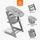 STOKKE® TRIPP TRAPP® + NOVOROZENECKÁ SADA + BABY SET ZVÝHODNĚNÁ SADA - JÍDELNÍ ŽIDLIČKY DŘEVĚNÉ - KRMENÍ