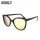 KiETLA CraZyg-Zag sluneční brýle BuZZ 6-9 let - Black zrkadlovky