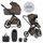EASYWALKER SET KOČÁREK 2V1 ZOEY GO CHESTNUT BROWN XXL LIMITED S PŘÍSLUŠENSTVÍM - DVOJKOMBINACE - KOČÁRKY A PŘÍSLUŠENSTVÍ