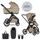 EASYWALKER SET KOČÁREK 2V1 ZOEY GO CHESTNUT BROWN XXL LIMITED S PŘÍSLUŠENSTVÍM - KOMBINACE S PŘÍSLUŠENSTVÍM - KOČÁRKY A PŘÍSLUŠENSTVÍ