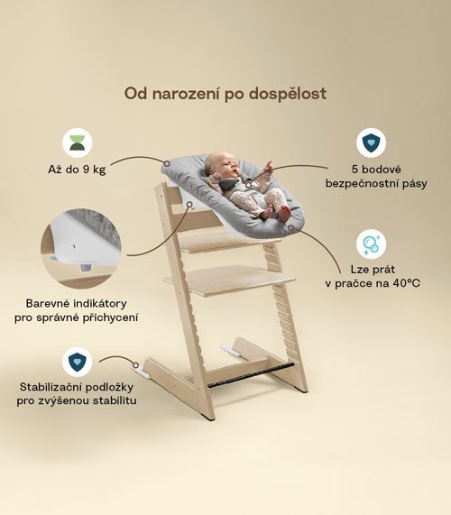 Stokke Tripp Trapp od narození