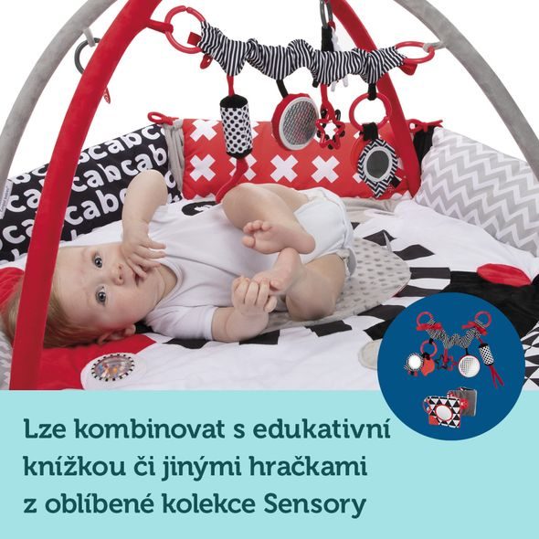 CANPOL BABIES KONTRASTNÍ HRACÍ DEKA SENSORY - HRACÍ DEKY - PRO DĚTI