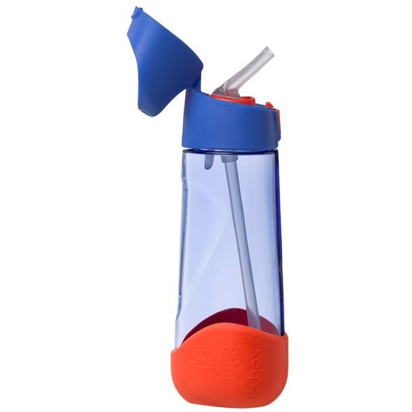 B.BOX LAHEV NA PITÍ S BRČKEM 600 ML - SUPERMAN | B.BOX - SPORTOVNÍ LAHVE - KRMENÍ