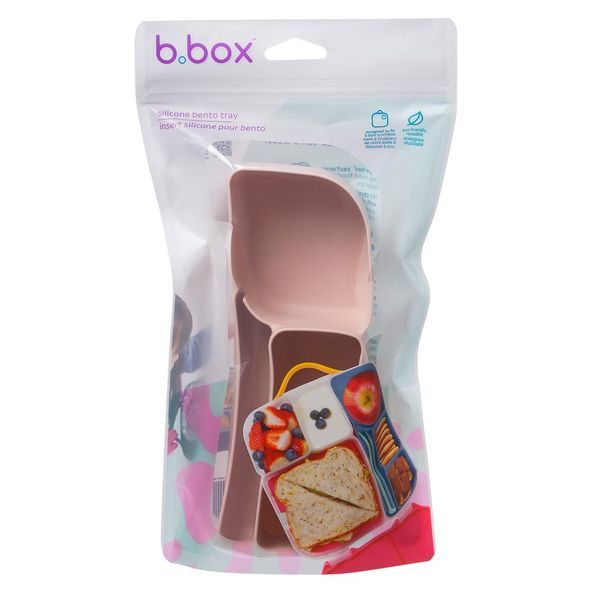 B.BOX SILIKONOVÝ BENTO ORGANIZÉR DO VELKÉHO BOXU - RŮŽOVÝ - KRABIČKY NA SVAČINU - KRMENÍ