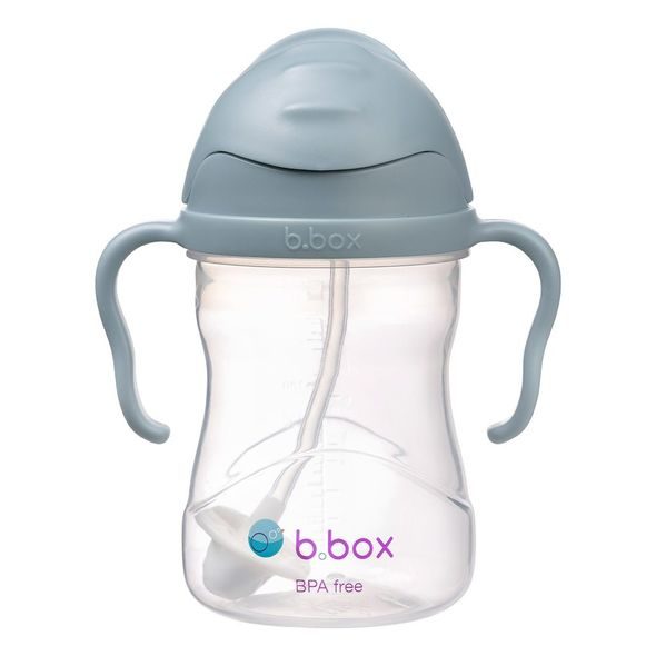 B.BOX HRNEČEK S BRČKEM - MODRÝ 240 ML - DĚTSKÉ HRNEČKY - KRMENÍ