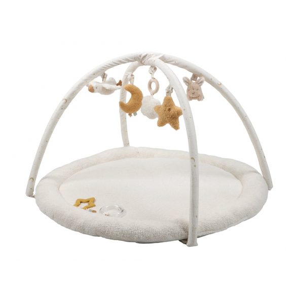 LITTLE DUTCH HRACÍ DEKA S HRAZDOU NEWBORN NATURALS - FARMA - PRO DĚTI
