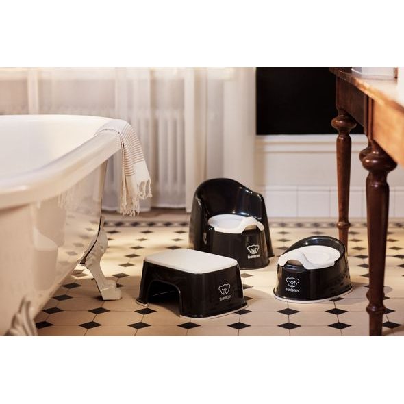 BABYBJÖRN NOČNÍK KŘESÍLKO POWDER BLACK/WHITE - NOČNÍKY - PŘEBALOVÁNÍ