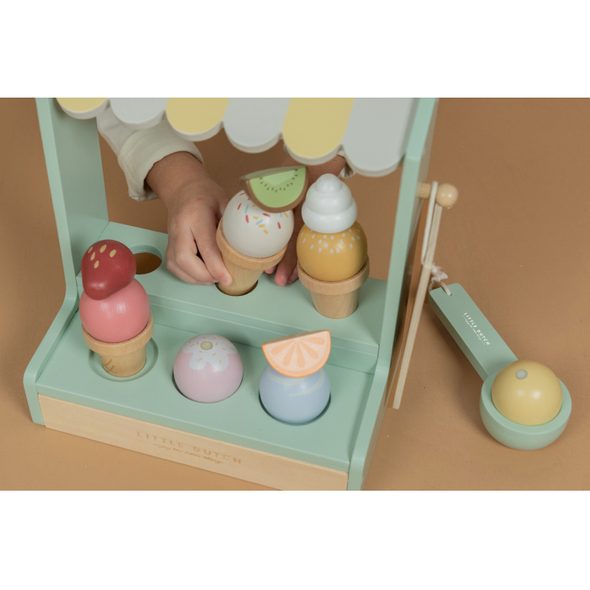 LITTLE DUTCH ZMRZLINOVÝ STÁNEK DŘEVĚNÝ - DŘEVĚNÉ HRAČKY - PRO DĚTI