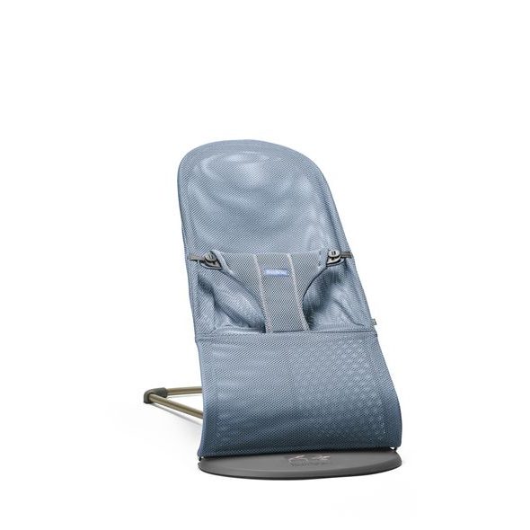 BABYBJORN LEHÁTKO BOUNCER BLISS SLATE BLUE MESH - LEHÁTKA A HOUPADLA - SPINKÁNÍ