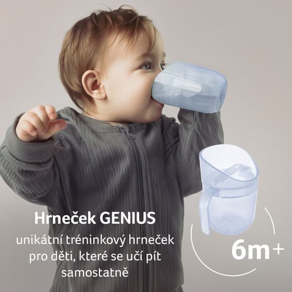 LOVI HRNEČEK TRÉNINKOVÝ GENIUS 150ML ULTRAMARINE - DĚTSKÉ HRNEČKY - KRMENÍ