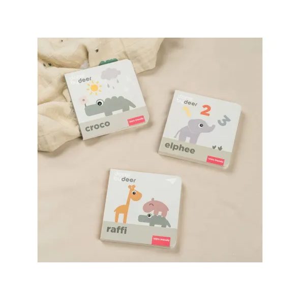 DONE BY DEER AKTIVNÍ KNÍŽKA ELPHEE COUNTING - MIX BAREV - KOUZELNÉ ČTENÍ - PRO DĚTI