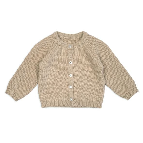 LODGER PLETENÝ SVETŘÍK MERINO BEIGE VEL. 62 - KABÁTKY, MIKINKY - PRO DĚTI