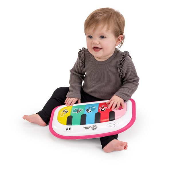 BABY EINSTEIN SEDÁK INTERAKTIVNÍ 4V1 TAPPIN' TUNES™ LEARN-TO-SIT™, 4M+, PINK - HRAČKY SE ZVUKY - PRO DĚTI