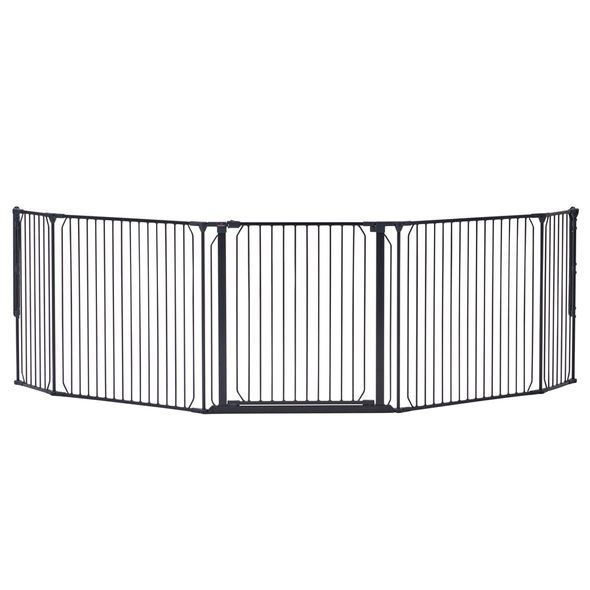 BABY DAN UNIVERZÁLNÍ PROSTOROVÁ ZÁBRANA BABYDAN CARL XX WIDE, ČERNÁ - OHRÁDKY - KOUPÁNÍ A ZDRAVÍ