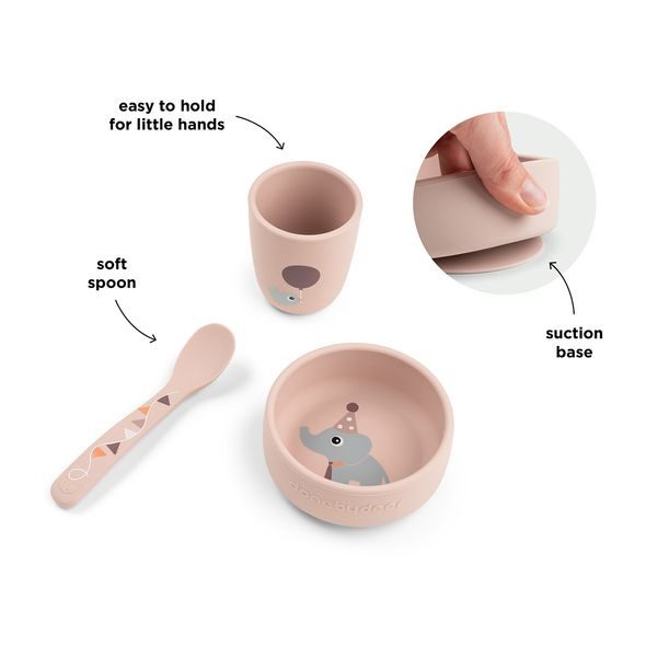 DONE BY DEER STICK AND STAY JÍDELNÍ TALÍŘ CELEBRATION - MISKY, TALÍŘKY A PODLOŽKY - KRMENÍ