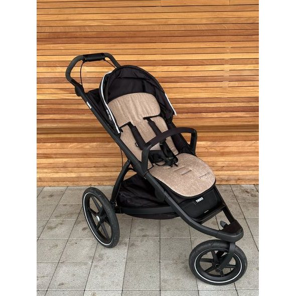 PINKIE LETNÍ PODLOŽKA DO KOČÁRKU BAMBOO TAUPE - PODLOŽKY DO KOČÁRKU - KOČÁRKY A PŘÍSLUŠENSTVÍ