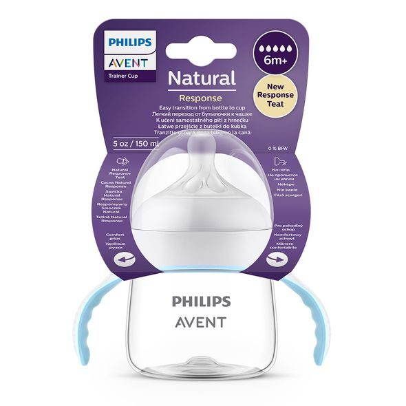 PHILIPS AVENT LAHVIČKA NA UČENÍ NATURAL RESPONSE 150 ML, 6M+ - KOJENECKÉ LAHVE - KRMENÍ