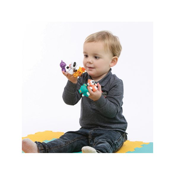 LUDI PRSTOVÍ MAŇÁSCI ZVÍŘÁTKA Z DŽUNGLE - MALÉ HRAČKY DO RUČIČKY - PRO DĚTI