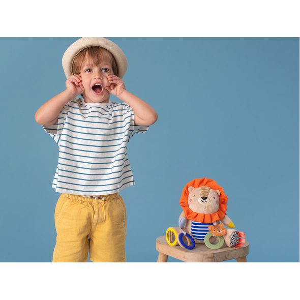 TAF TOYS ZÁVĚSNÝ LEV HARRY S AKTIVITAMI - HRAČKY K ZAVĚŠENÍ - PRO DĚTI