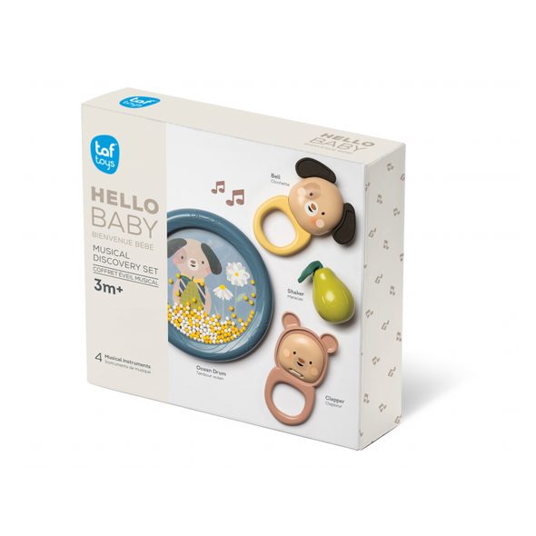 TAF TOYS SADA HUDEBNÍCH HRAČEK MUSICAL ADVENTURE KIT - HRAČKY SE ZVUKY - PRO DĚTI