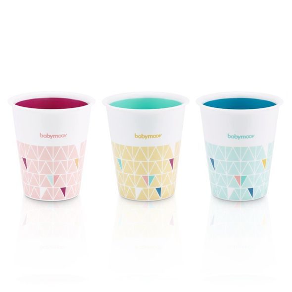 BABYMOOV MULTICOLOR CUPS 3KS - MISKY, TALÍŘKY A PODLOŽKY - KRMENÍ