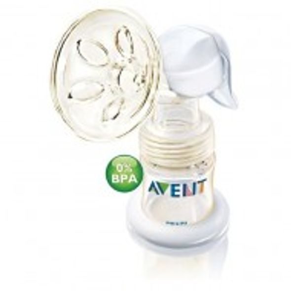 PHILIPS AVENT MANUÁLNÍ ODSÁVAČKA MLÉKA + ZÁSOBNÍK 125ML - ODSÁVAČKY MATEŘSKÉHO MLÉKA - KRMENÍ