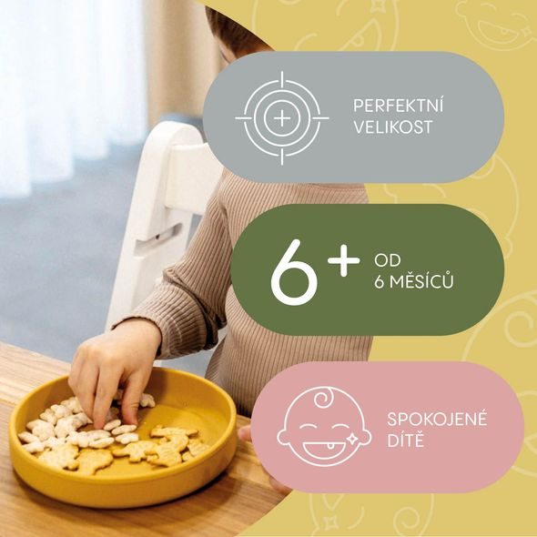 ZOPA SILIKONOVÝ TALÍŘEK - MISKY, TALÍŘKY A PODLOŽKY - KRMENÍ