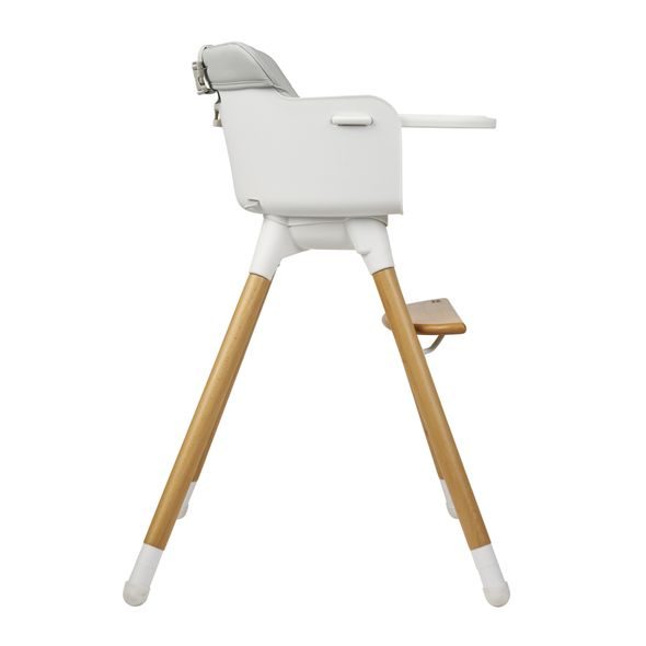 BABABING UNA WHITE / GREY - JÍDELNÍ ŽIDLIČKY DŘEVĚNÉ - KRMENÍ