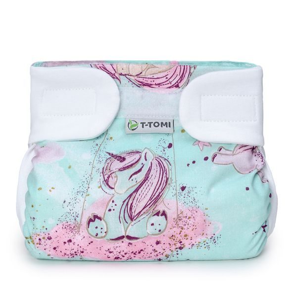 T-TOMI ORTOPEDICKÉ ABDUKČNÍ KALHOTKY - SUCHÝ ZIP UNICORN (5-9KG) - PLENKOVÉ KALHOTKY - PŘEBALOVÁNÍ