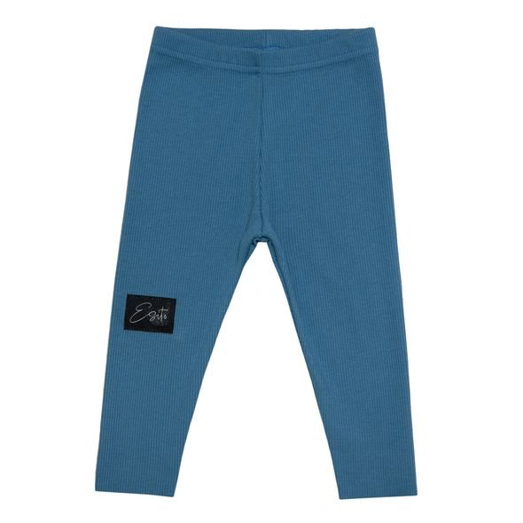 ESITO ROSTOUCÍ ŽEBROVANÉ LEGÍNY COLOR BLUE - KALHOTKY A TEPLÁČKY - PRO DĚTI