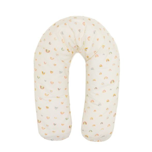 FILLIKID KOJÍCÍ POLŠTÁŘ RAINBOWS BEIGE 190 CM - KOJÍCÍ POLŠTÁŘE - KRMENÍ