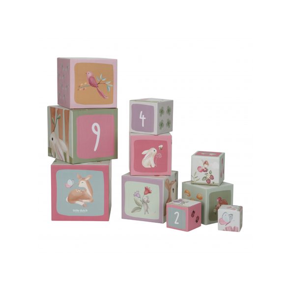 LITTLE DUTCH KOSTKY KOMÍN FAIRY GARDEN - KOSTKY - PRO DĚTI