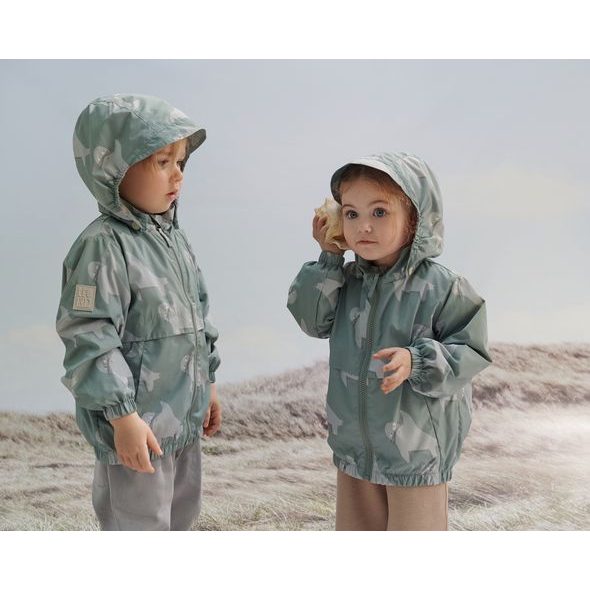 LEOKID VĚTROVKA SHELLS SEA TOT GREEN VEL. 4 - 5 LET (VEL. 104) - BUNDY - PRO DĚTI