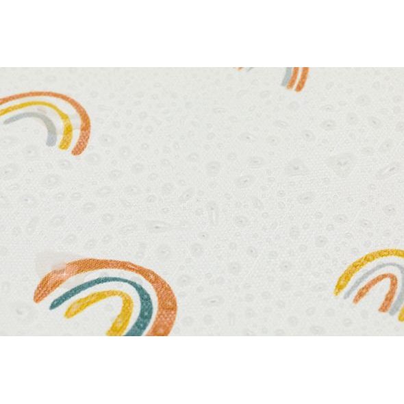 FILLIKID PŘEBALOVACÍ PODLOŽKA SOFTY LARGE RAINBOW BEIGE 75X85 CM - PŘEBALOVACÍ PODLOŽKY - PŘEBALOVÁNÍ