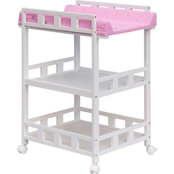 SCARLETT PŘEBALOVACÍ PULT BUNO BÍLÝ SLON RŮŽOVÝ - PŘEBALOVACÍ PULTY - PŘEBALOVÁNÍ