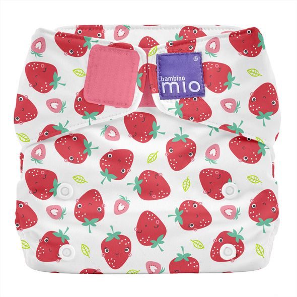 BAMBINO MIO MIOSOLO LÁTKOVÁ PLENKA ALL IN ONE STRAWBERRY CREAM - LÁTKOVÉ PLENY ALL IN ONE - PŘEBALOVÁNÍ
