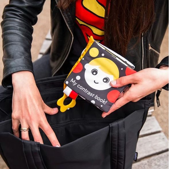 BABYONO KNÍŽKA NA HRANÍ MY CONTRAST BOOK - KNÍŽKY PRO NEJMENŠÍ - PRO DĚTI