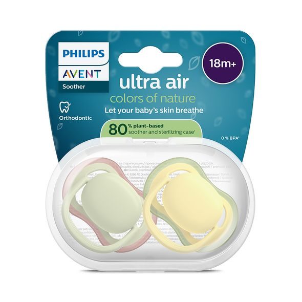 PHILIPS AVENT ŠIDÍTKO ULTRA AIR NEUTRAL 18+M, 2KS - ŠIDÍTKA A DOPLŇKY - KRMENÍ
