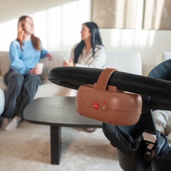 ZAZU ROBBY - HOUPADLO KOČÁRKU - HNĚDÉ - HOUPADLA - KOČÁRKY A PŘÍSLUŠENSTVÍ