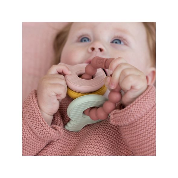 LITTLE DUTCH KOUSÁTKO SILIKONOVÉ KLÍČE RŮŽOVÉ - KOUSÁTKA - PRO DĚTI